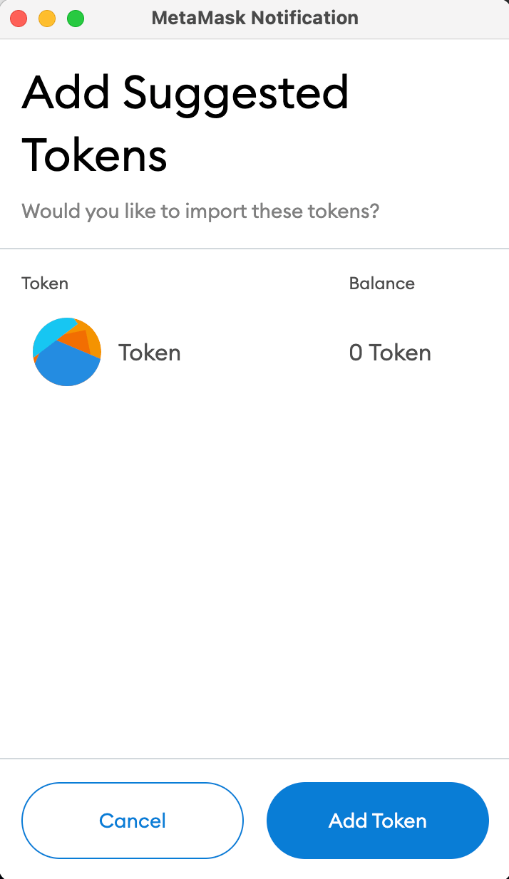 Guide to anchor your token to your wallet